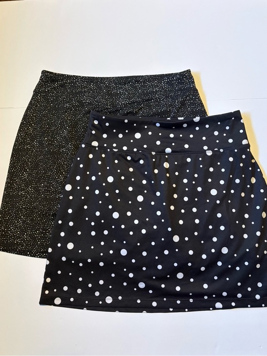 Seg'Ments Dresses & Skirts - Black Polka Dot Women’s Skort Duo, Sz M.